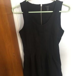 J Crew black pleated dress
